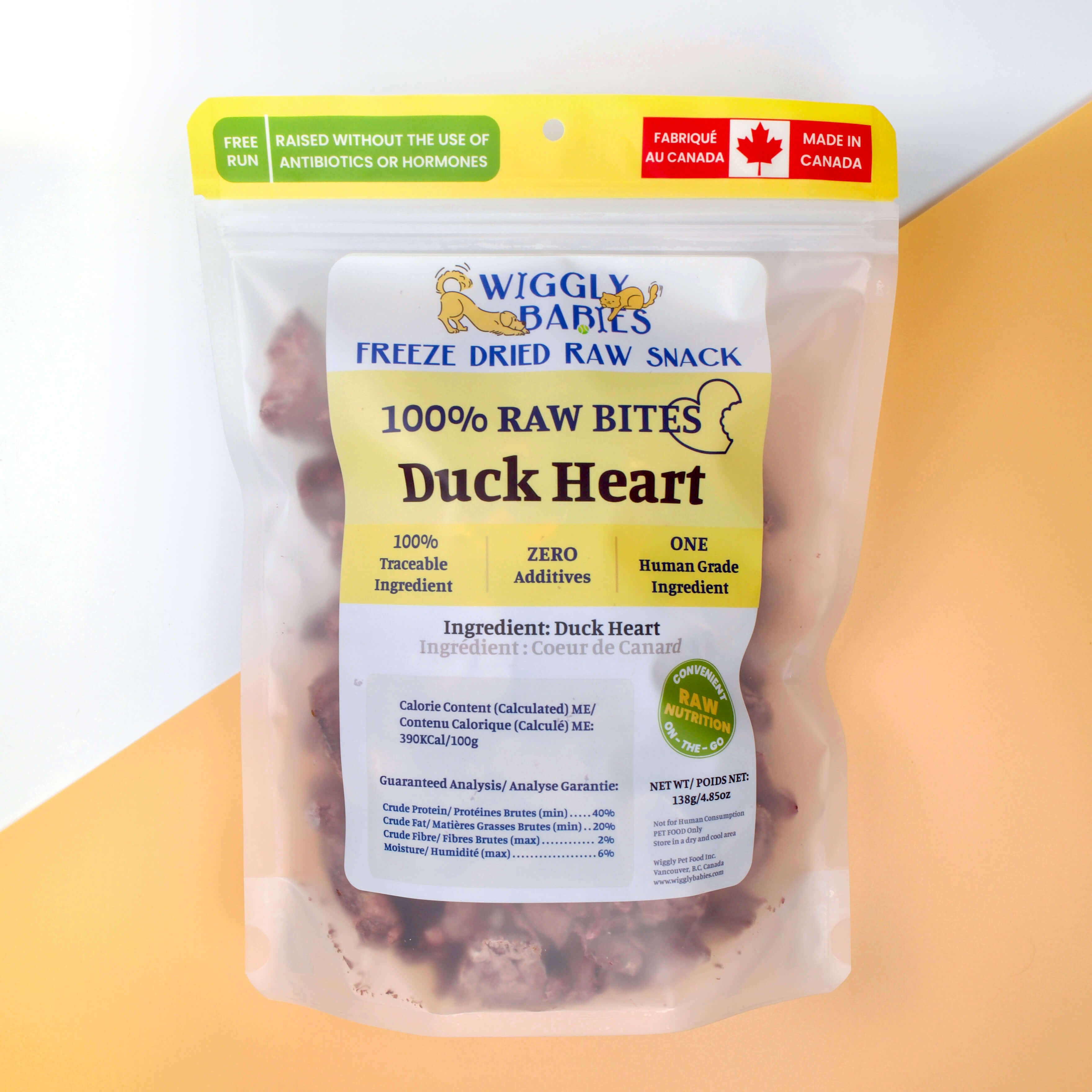 freeze dried duck heart from wiggly babies freeze dried duck heart from wiggly babies