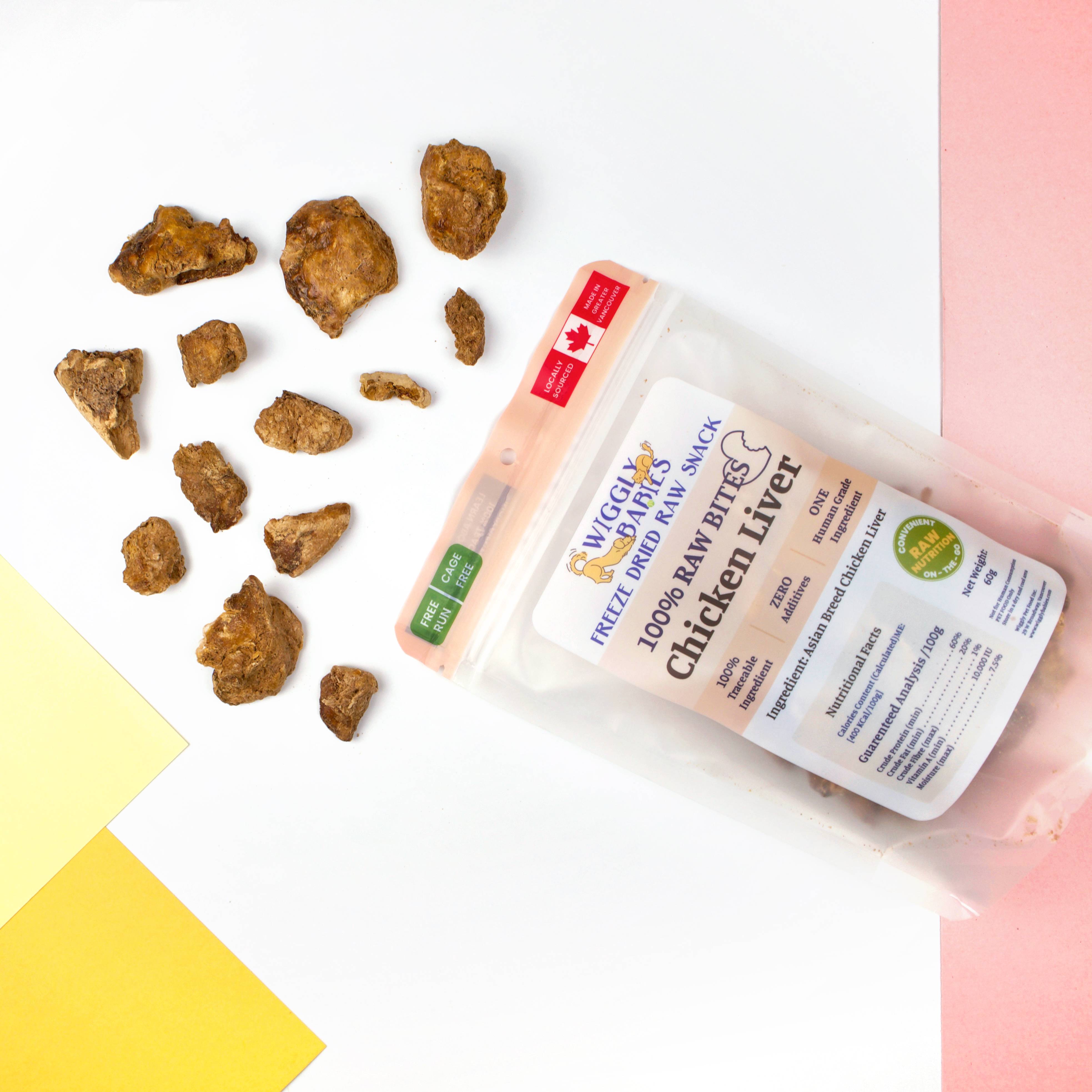 freeze dried chicken liver from wiggly babies